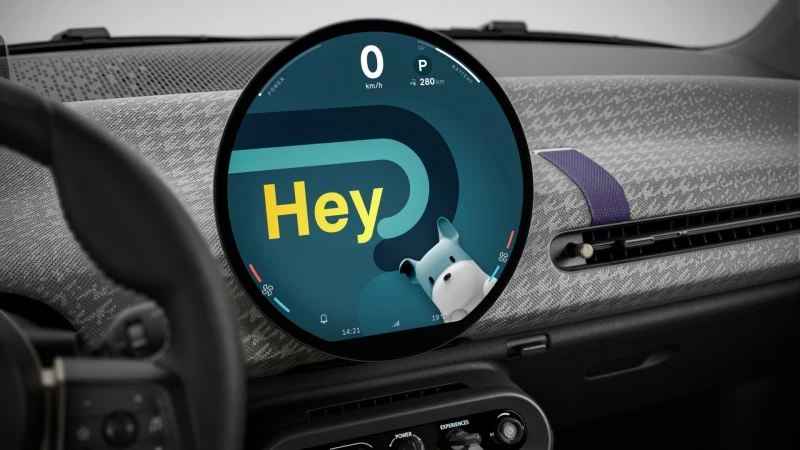 un salpicadero reducido al maximo